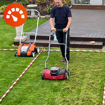 Vertikal skärare test: Hastighet Vertikal skärare test: Hastighet